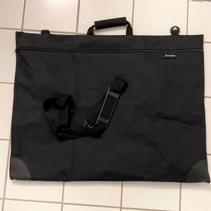 26.75” x 20.5” Prestige portfolio carrier with removable strap